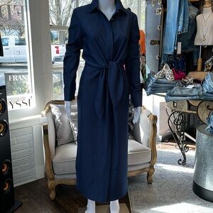 DIOME Blue Long Sleeve Dress